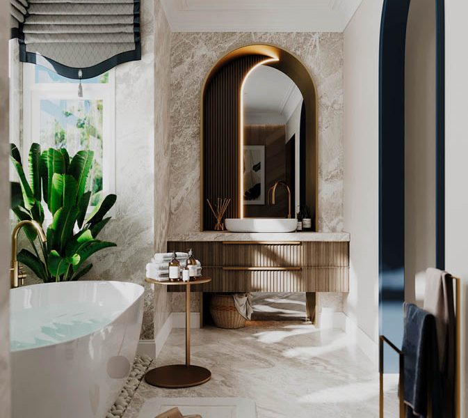 Above Element Villa Master Bathroom Above Element Villa Master Bathroom